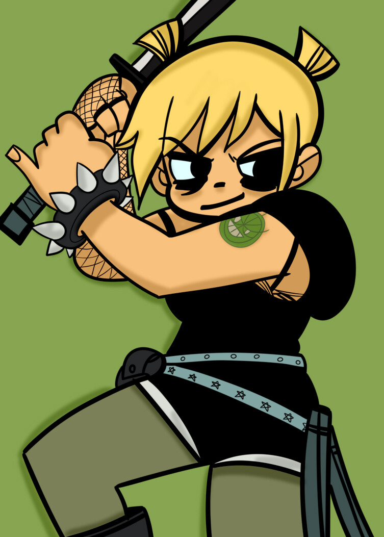 ArtStation Roxie Richter Scott pilgrim