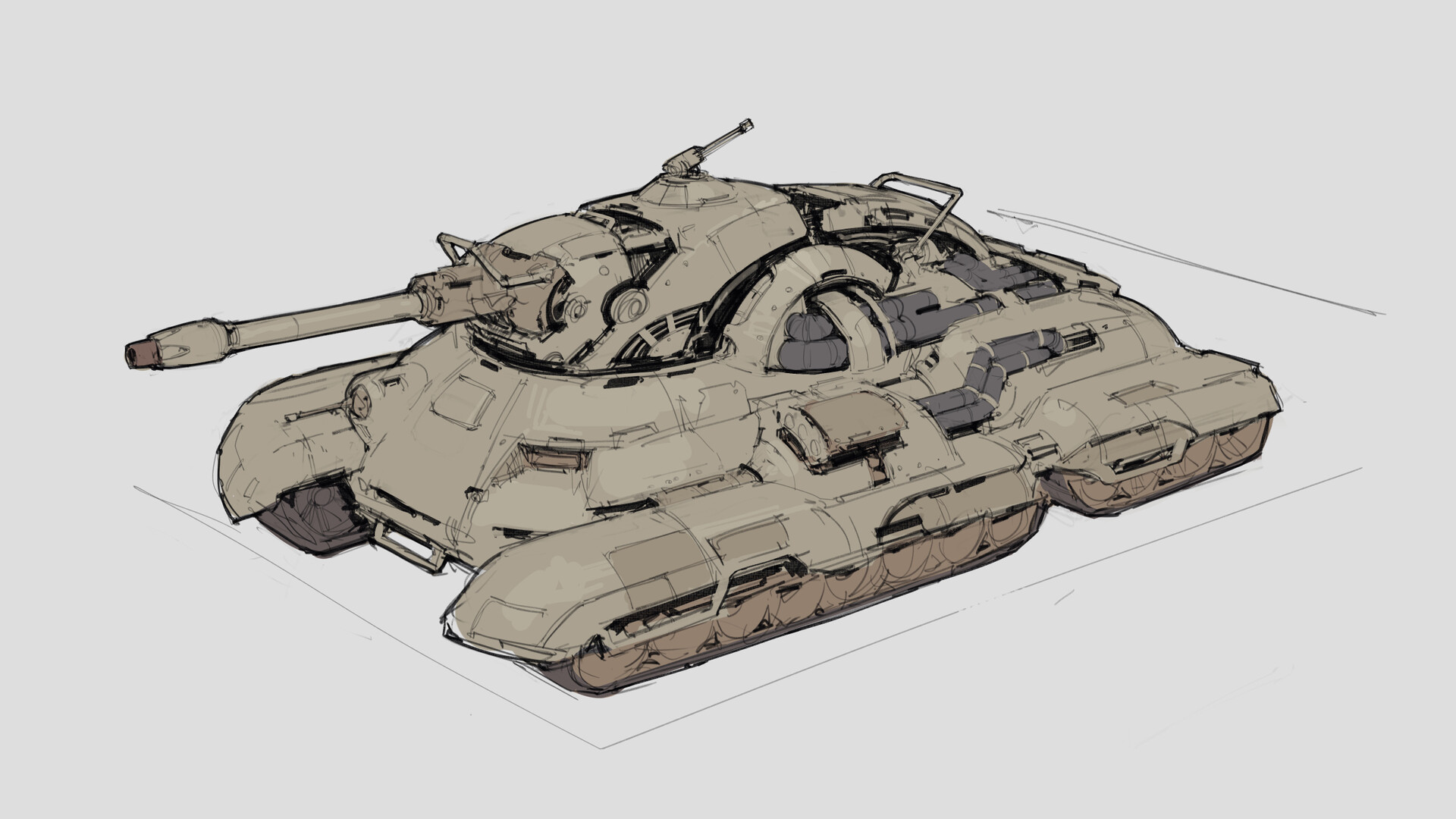 ArtStation Hard surface sketches