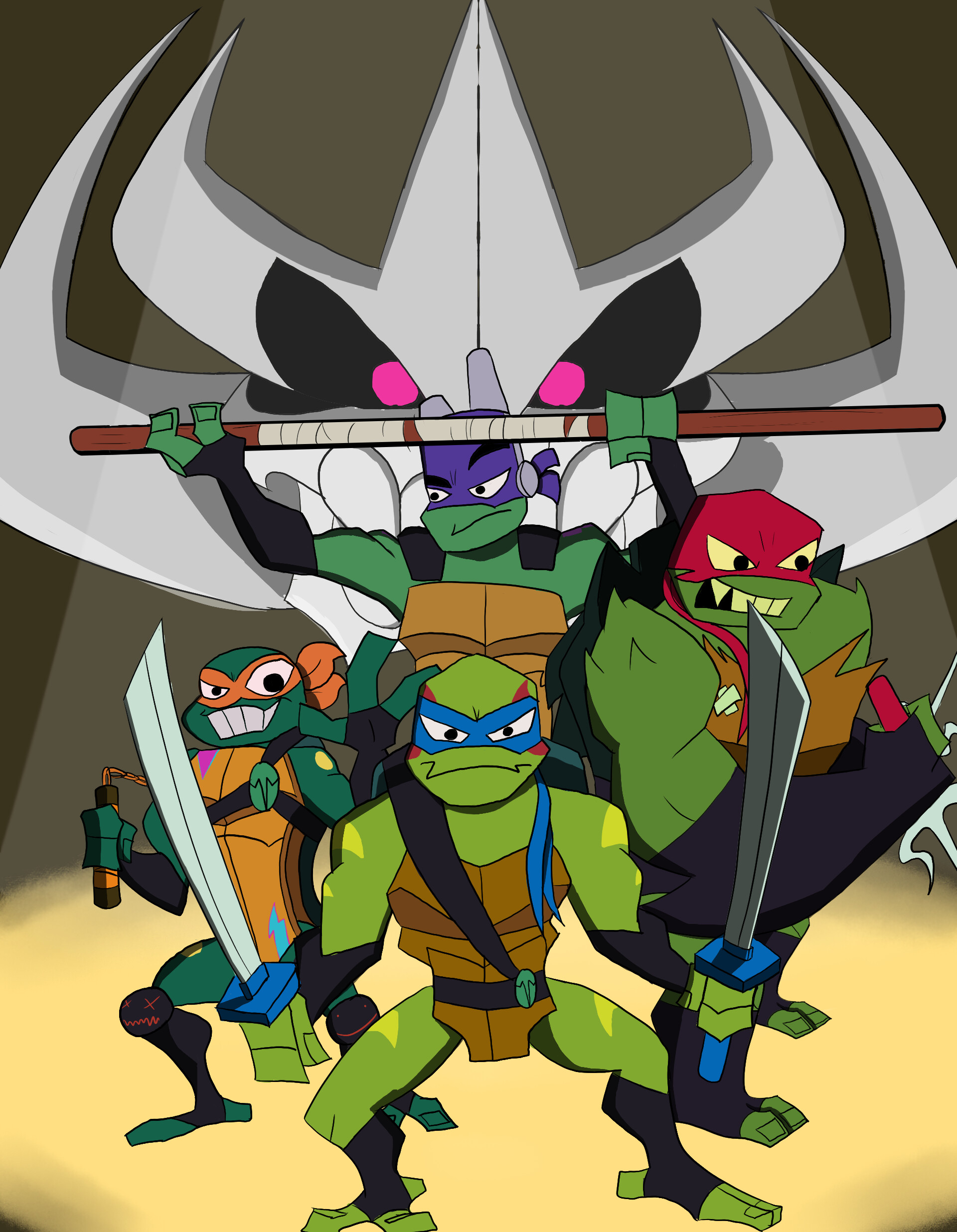 ArtStation Rise of the TMNT Shredder's Revenge