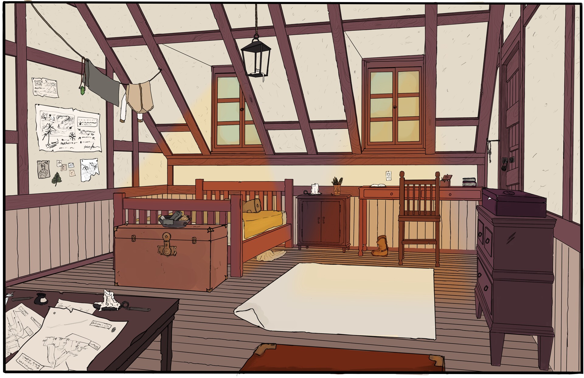 ArtStation - Scout's Honor Comic Background