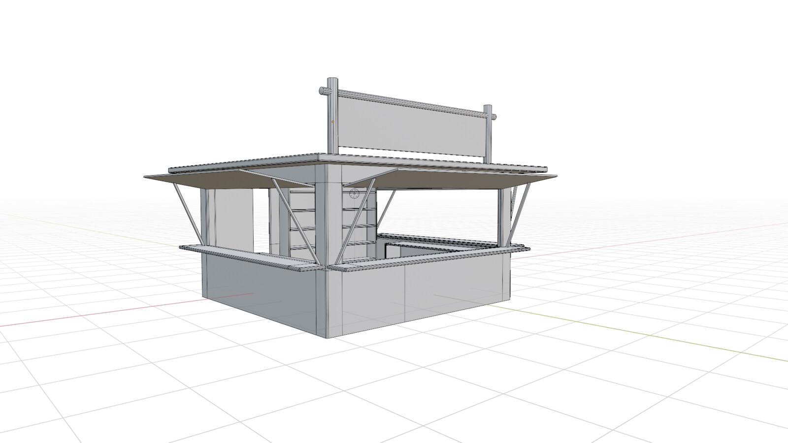 Beach bar wireframe