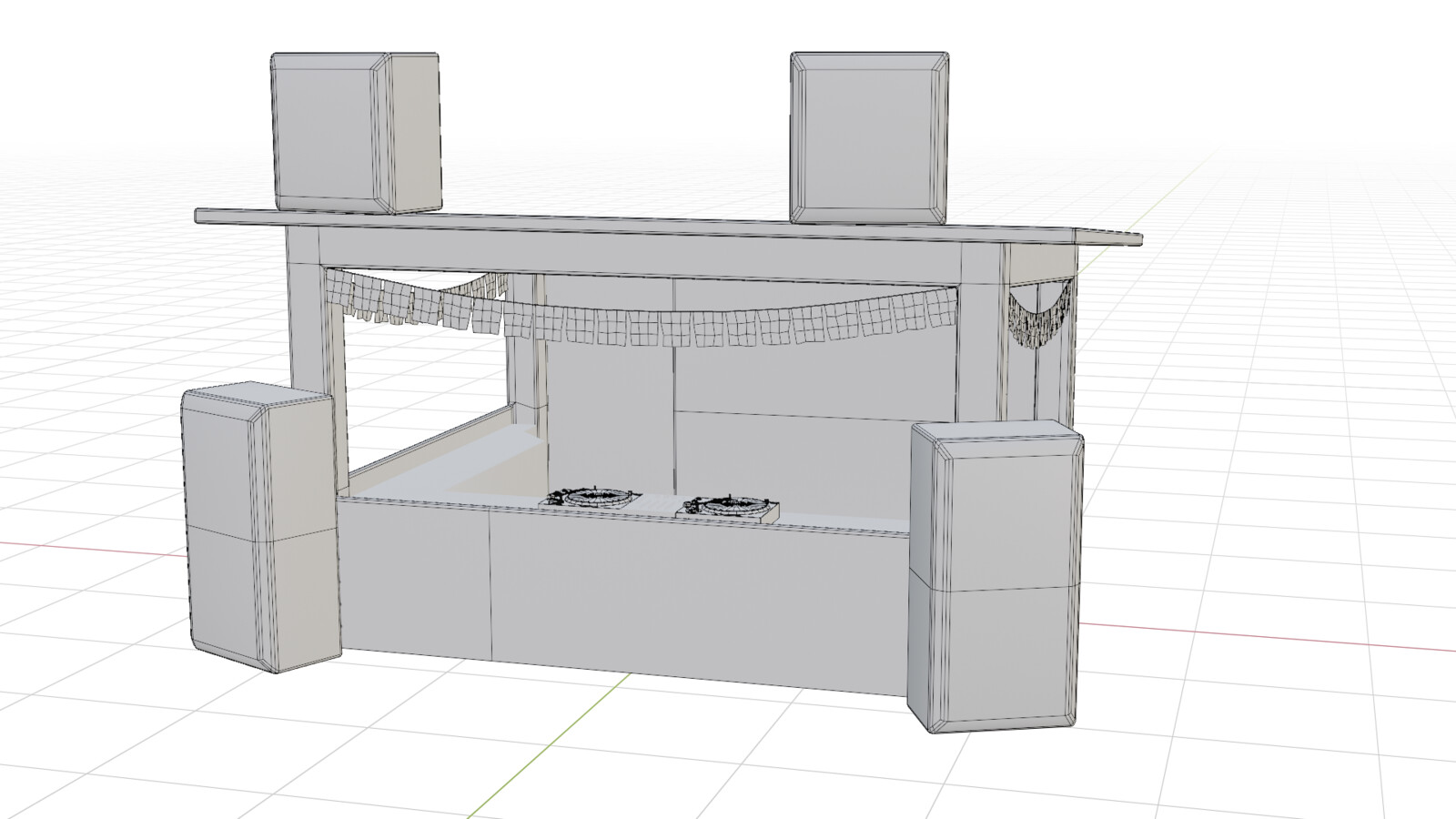 DJ Hut wireframe