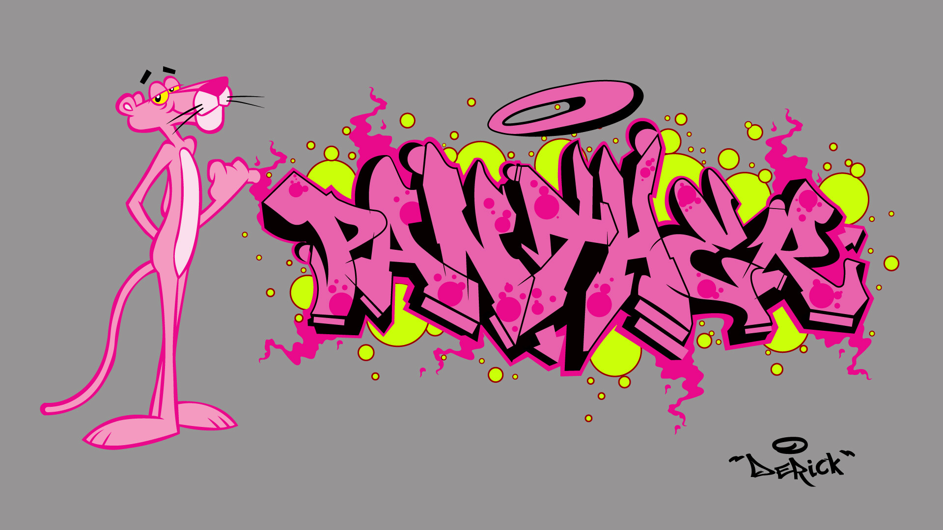 Pink Panther Graffiti