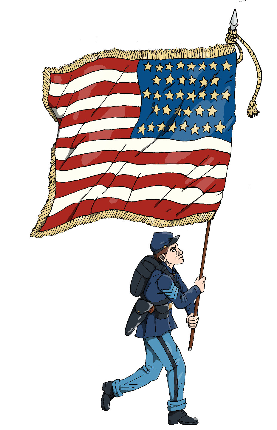 ArtStation USA Flag Bearer