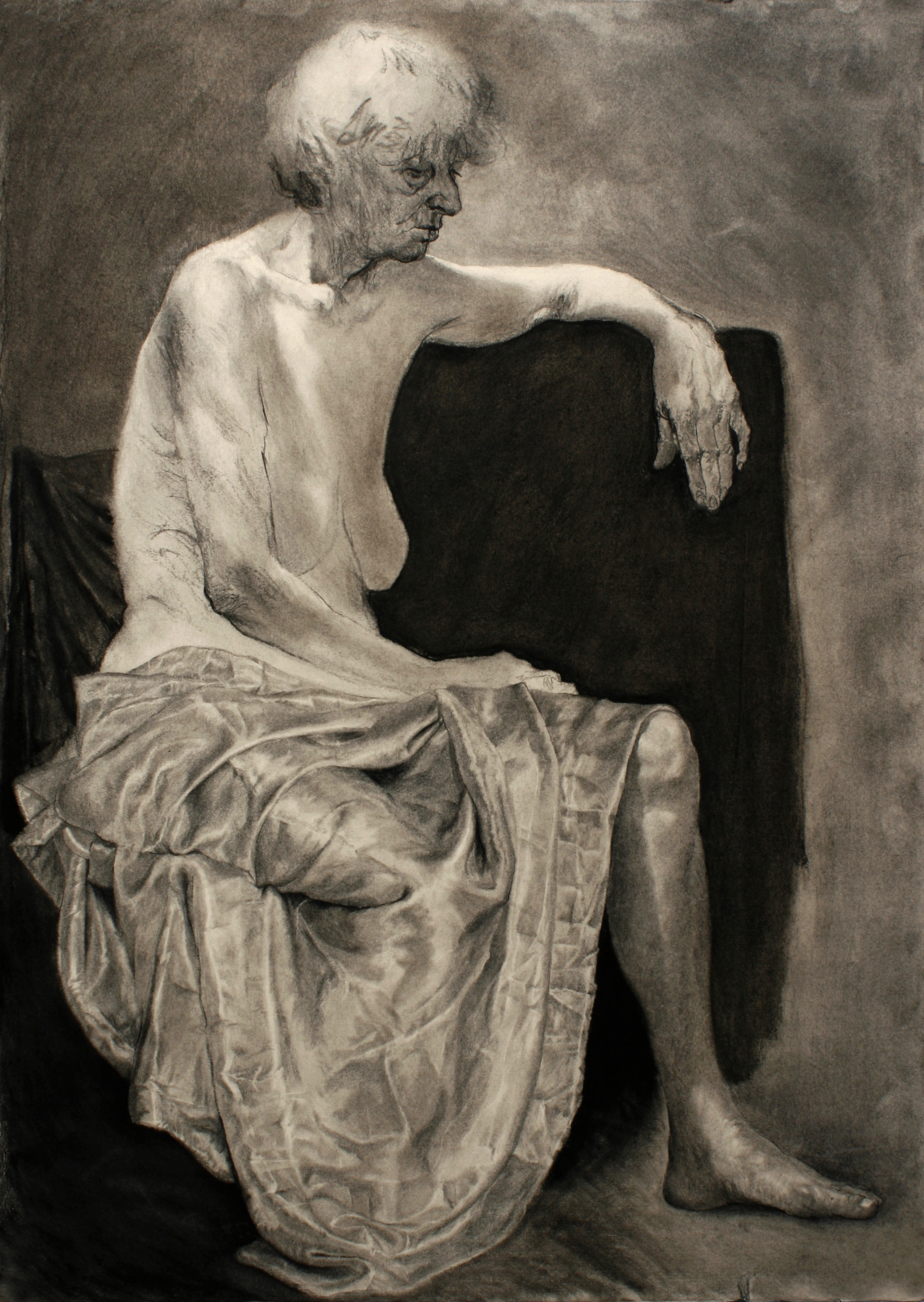 Media: charcoal on paper
Size: 50x70cm.
