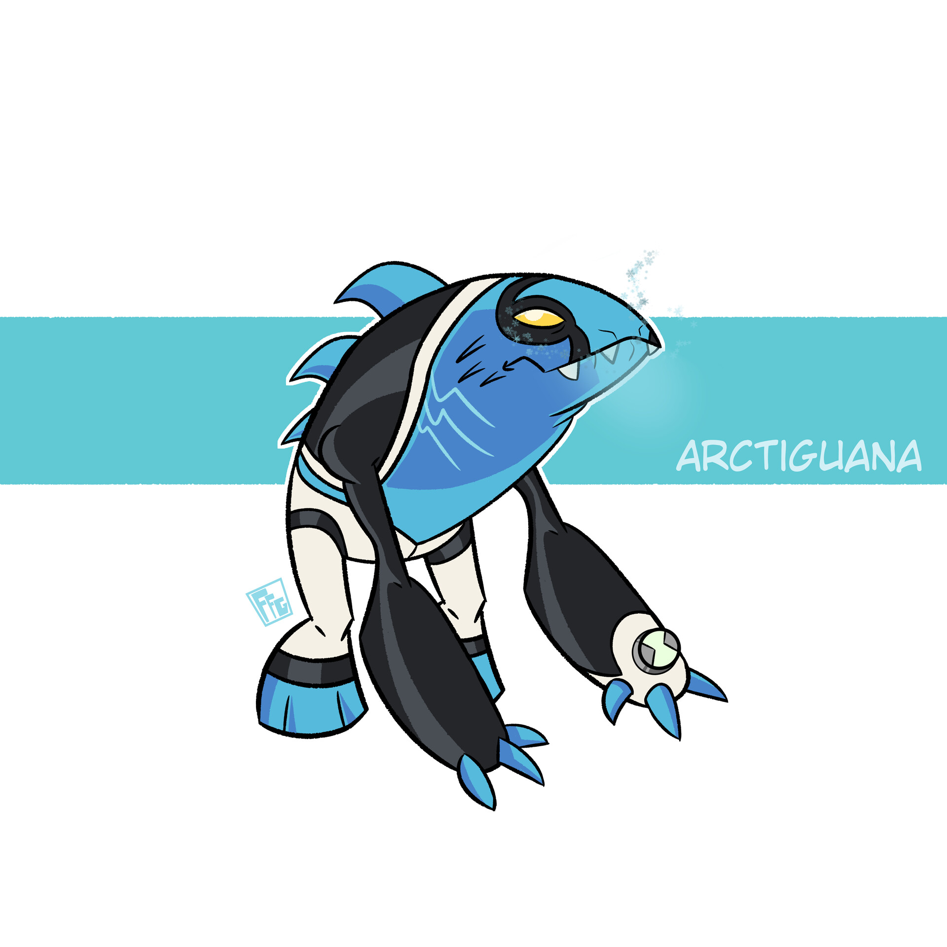 ArtStation - Arctiguana, Spitter , Buzzshock, and Ditto Fanart