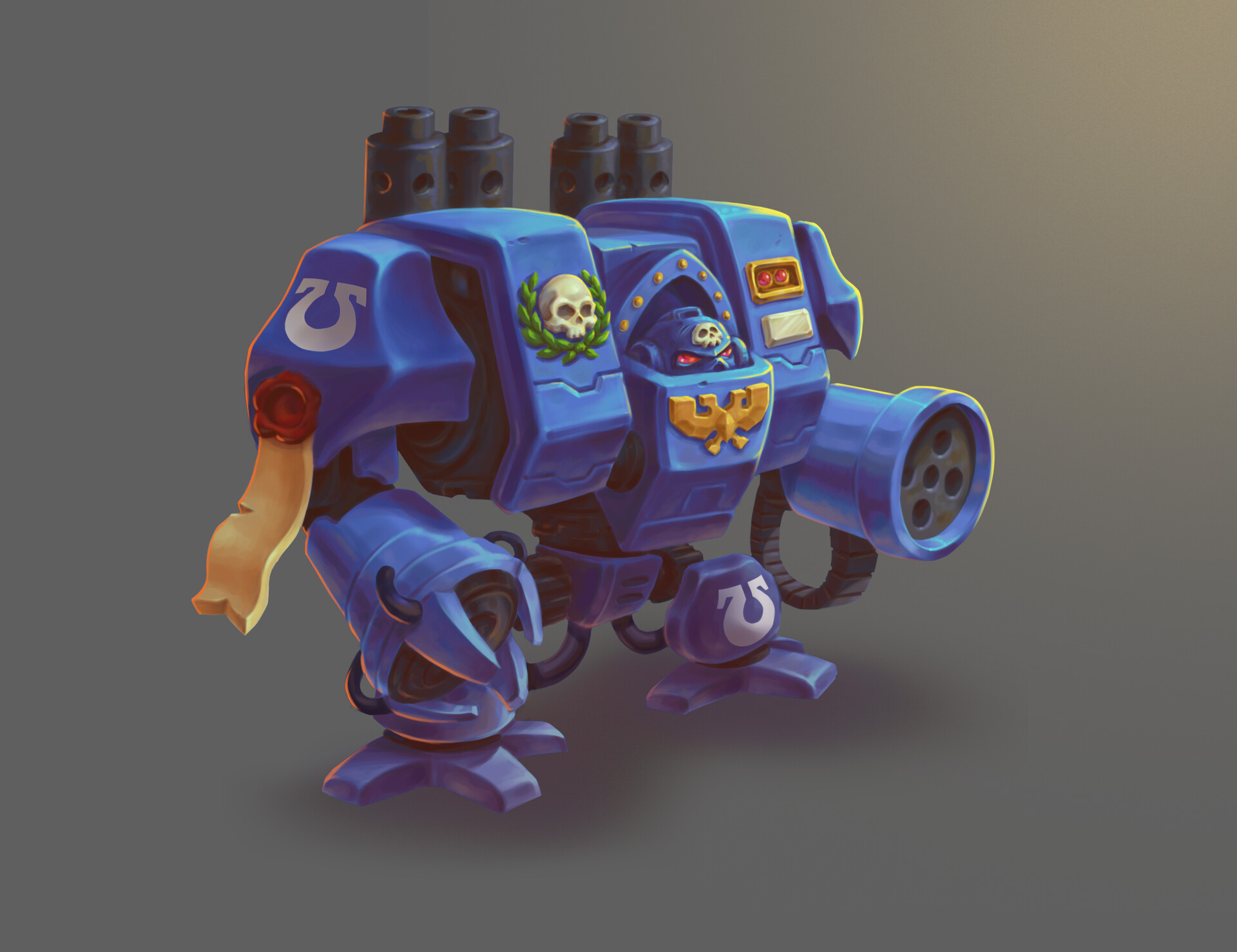 ArtStation Dreadnought Warhammer FANART