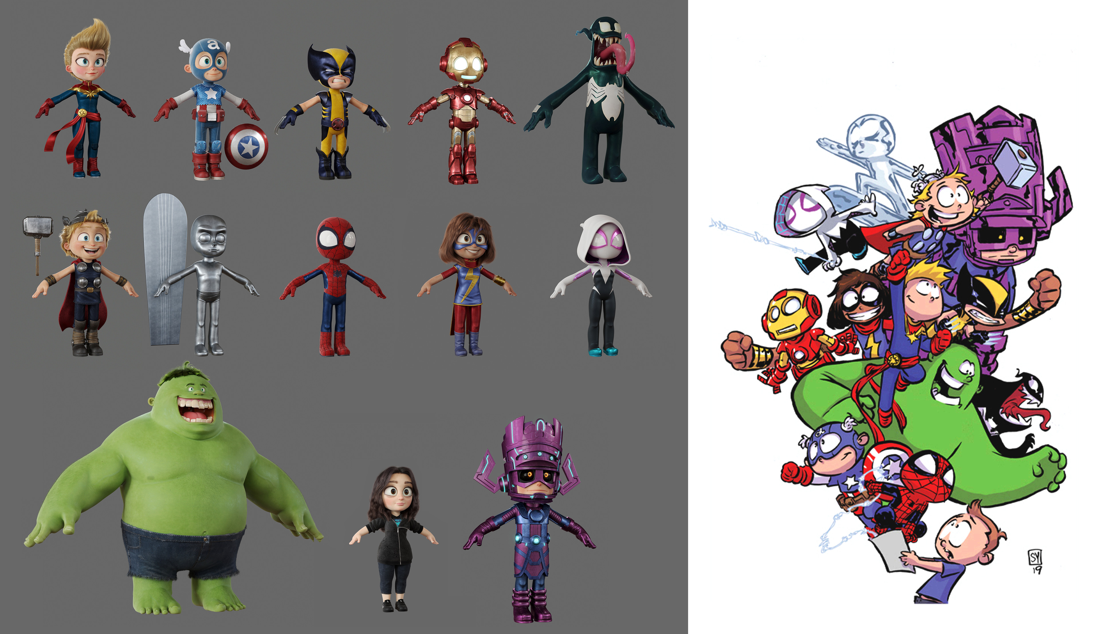 Lineup and original concept from the amazing Skottie Young