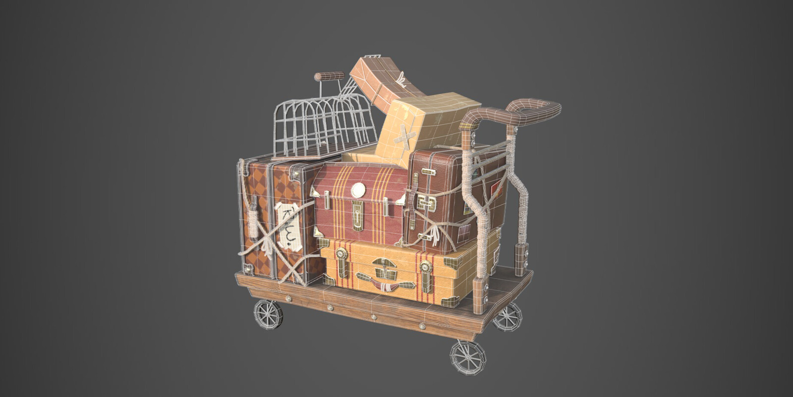 Trip responsible for modeling, texturing and lookdev