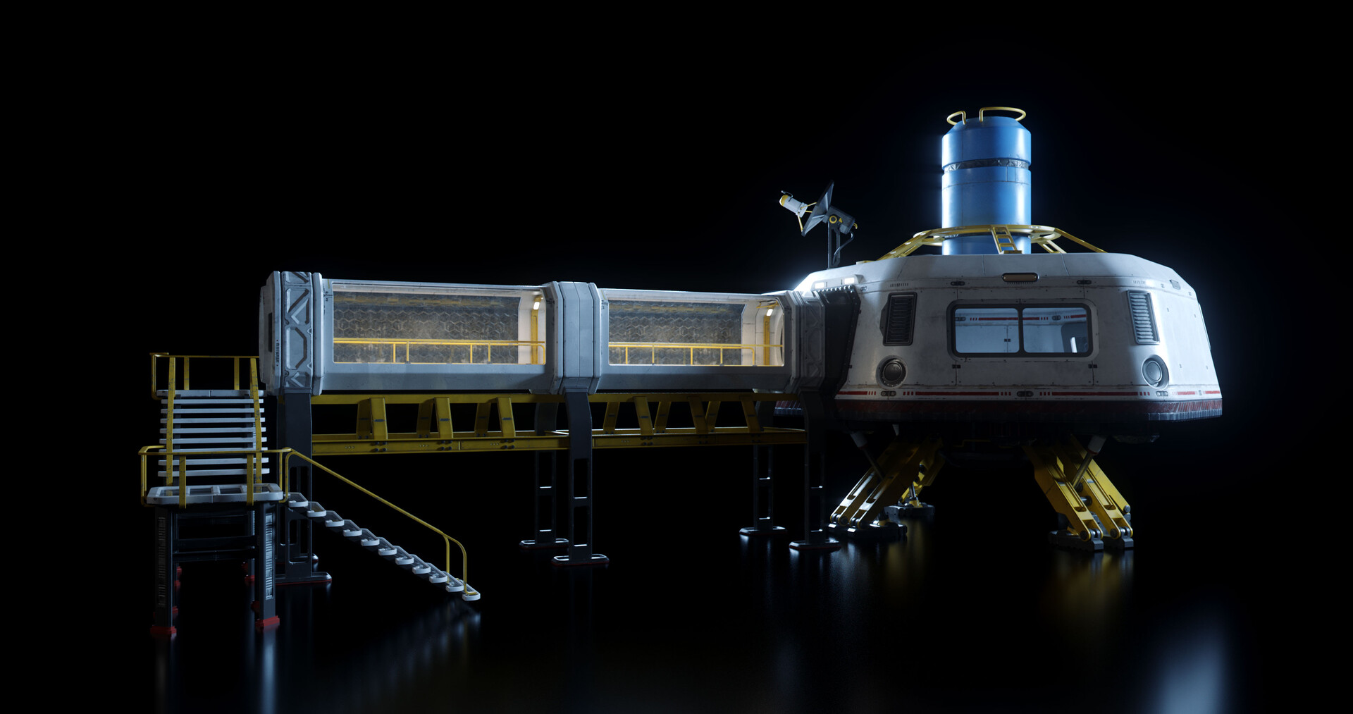 KitBash3D - Mission to Minerva - Free 3D Asset Kit