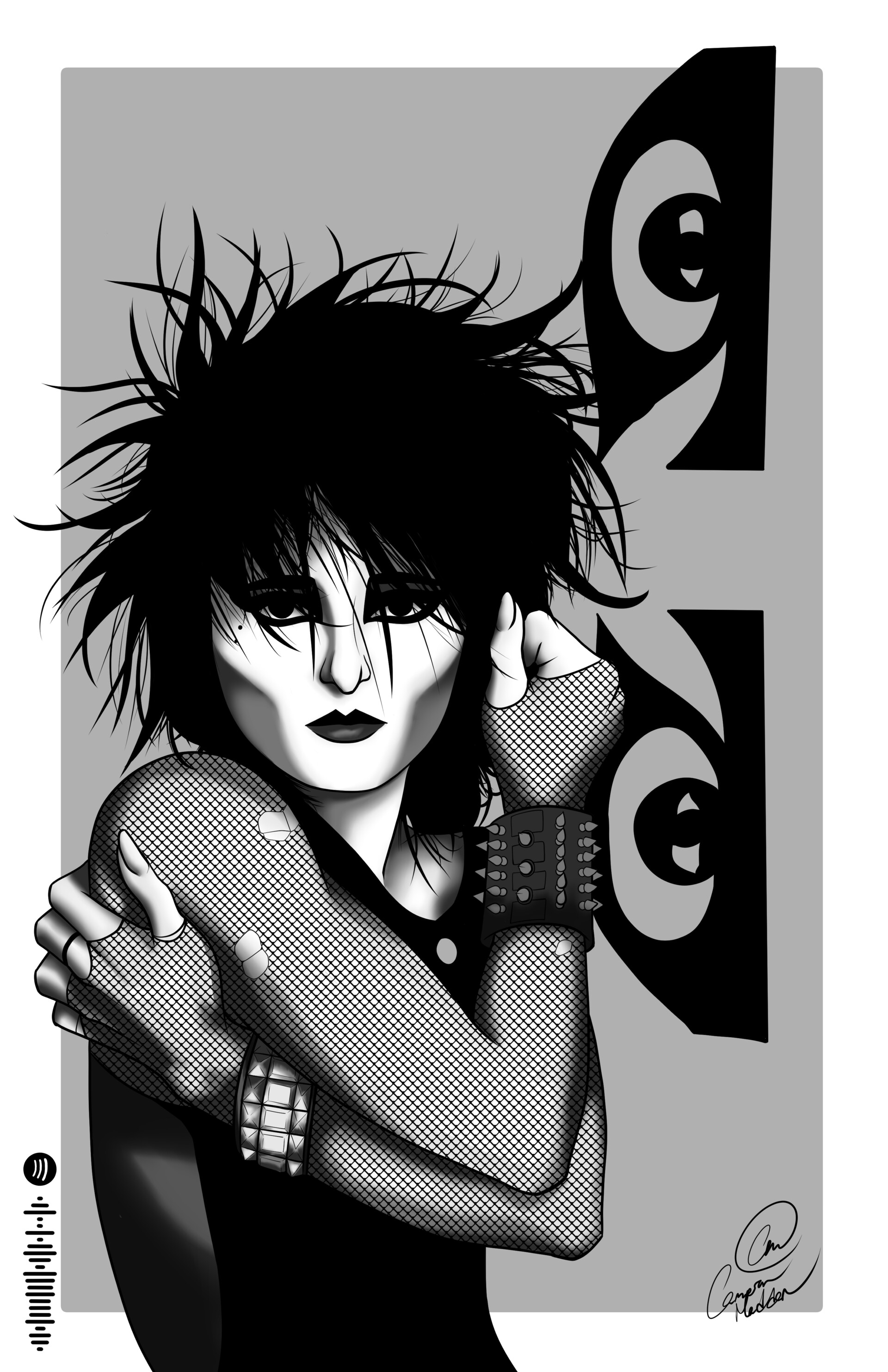 ArtStation - Siouxsie Sioux of Siouxsie and the Banshees