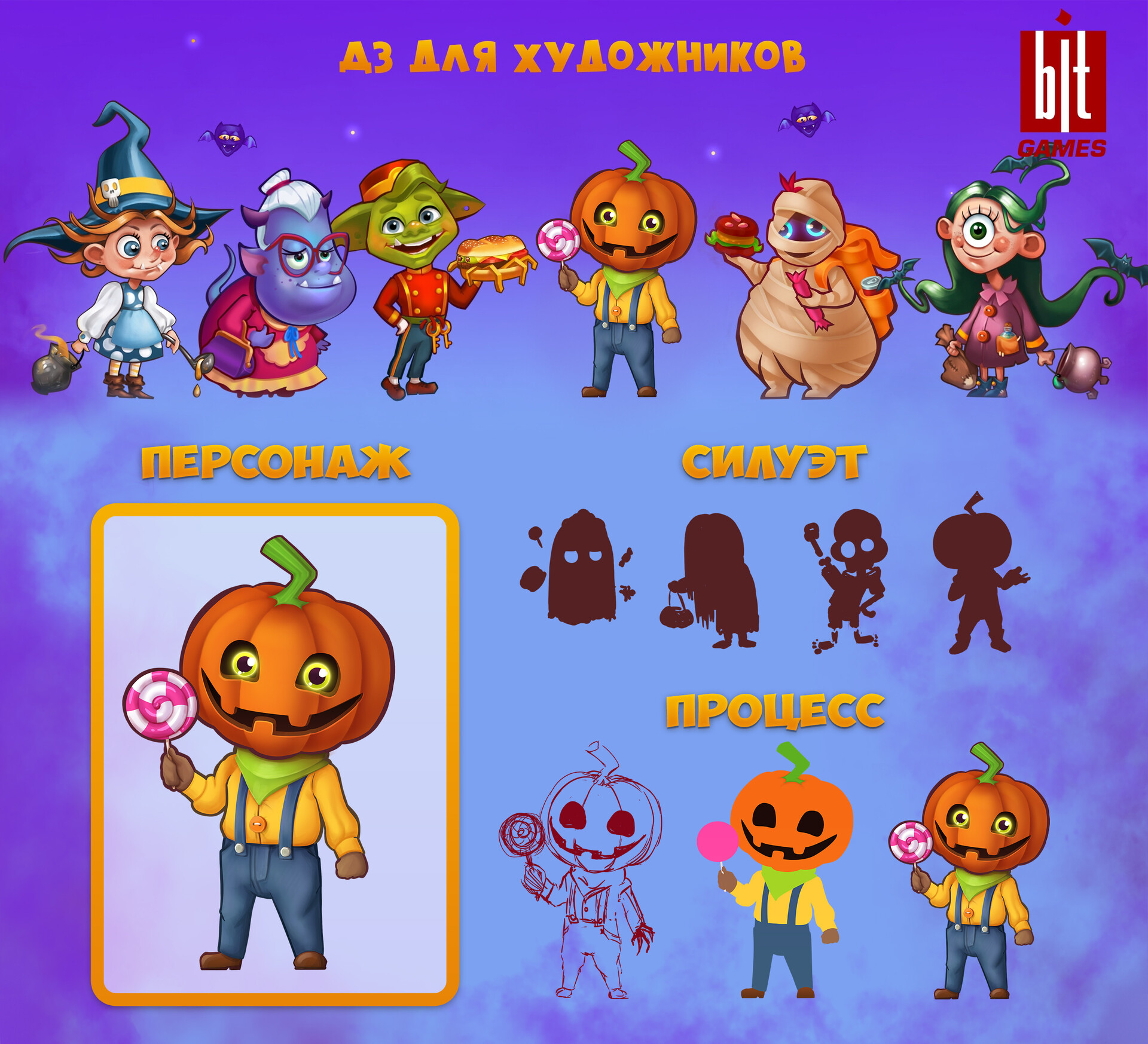 ArtStation - Homework for Bit.Games