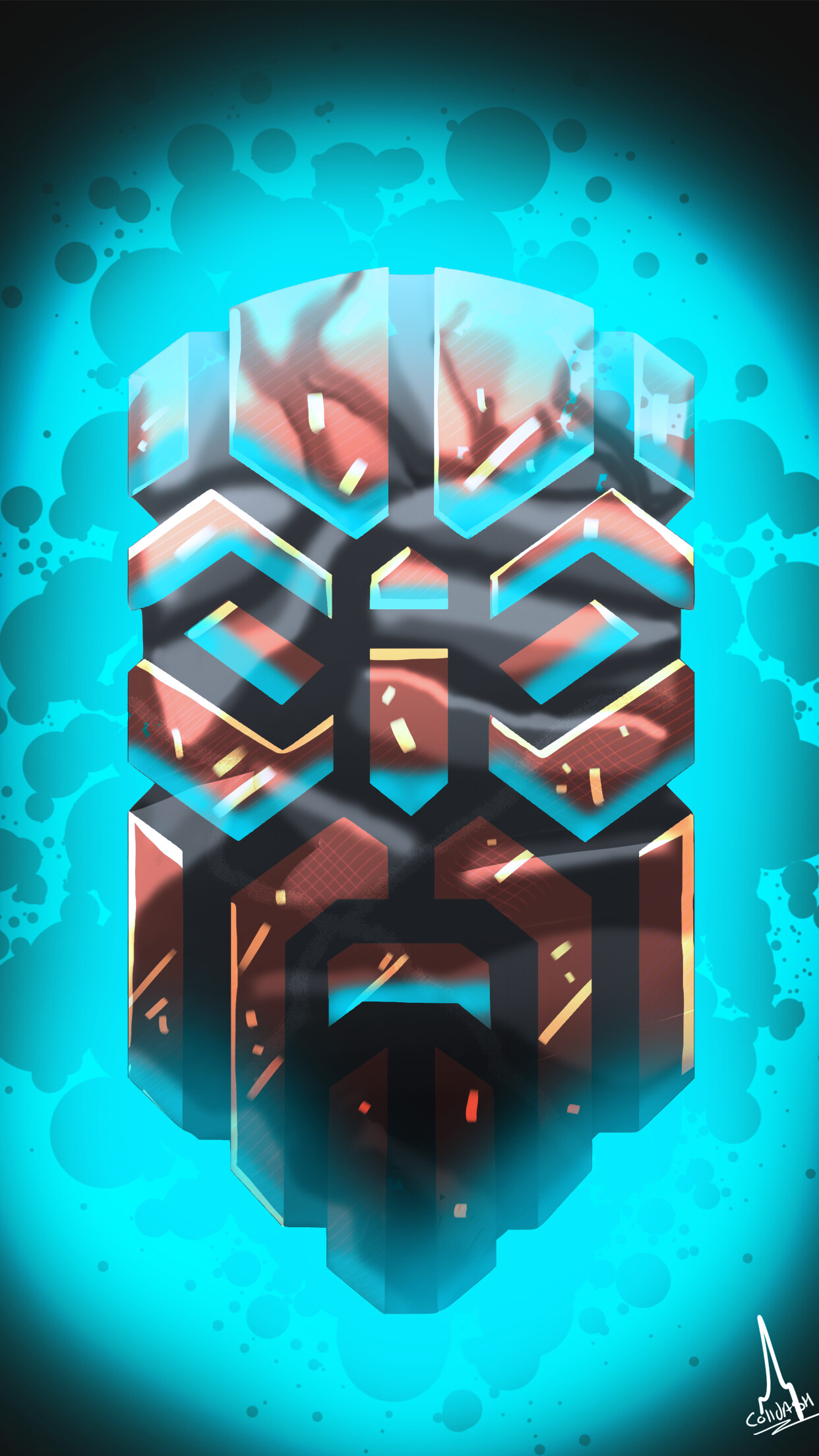 ArtStation Votann / The Ancestors Are Watching Phone compatible