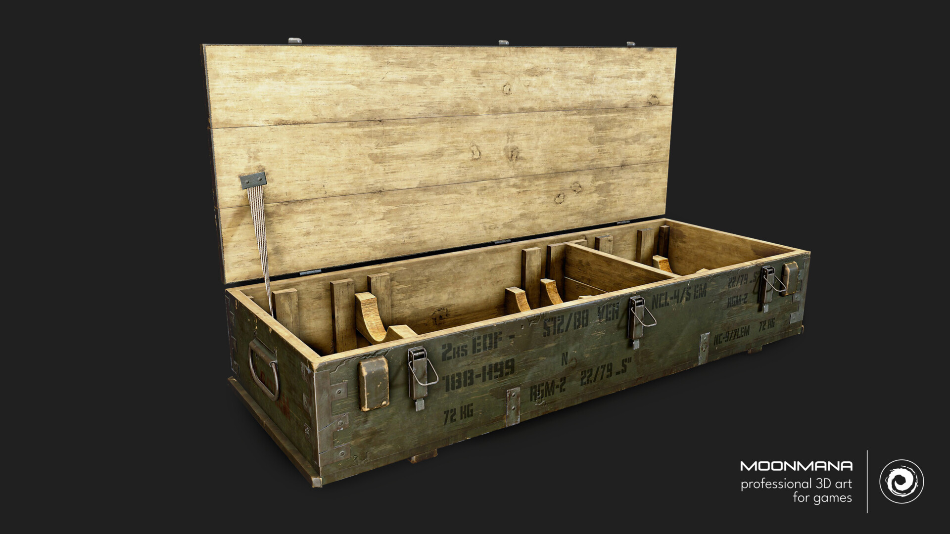 Artstation - Old Wooden Military Boxes