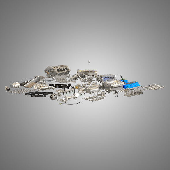 GT500 Engine - Distributed on the Ground
