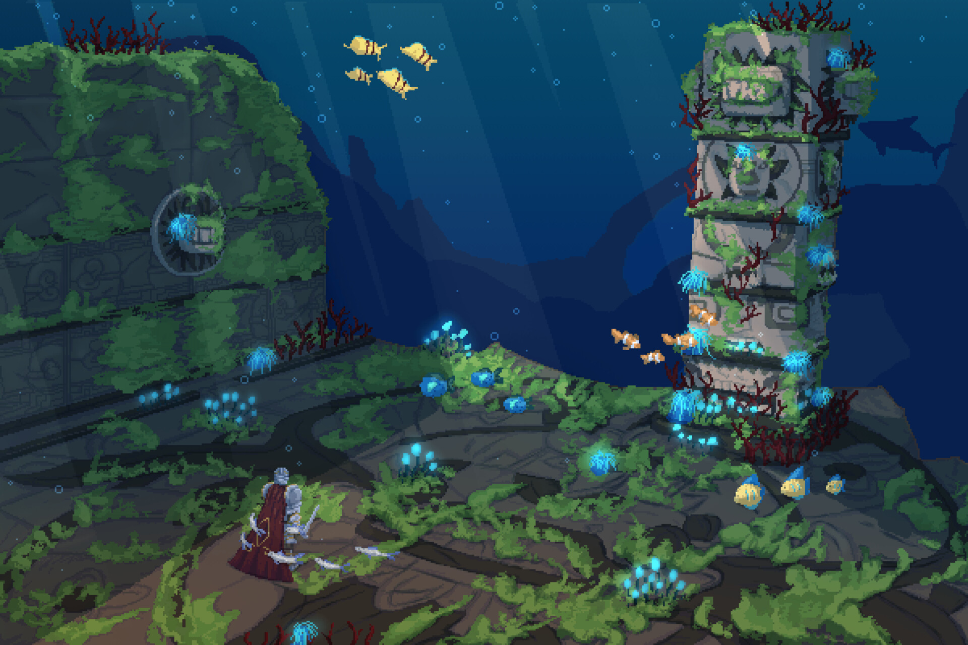 ArtStation Underwater Mayan Temple