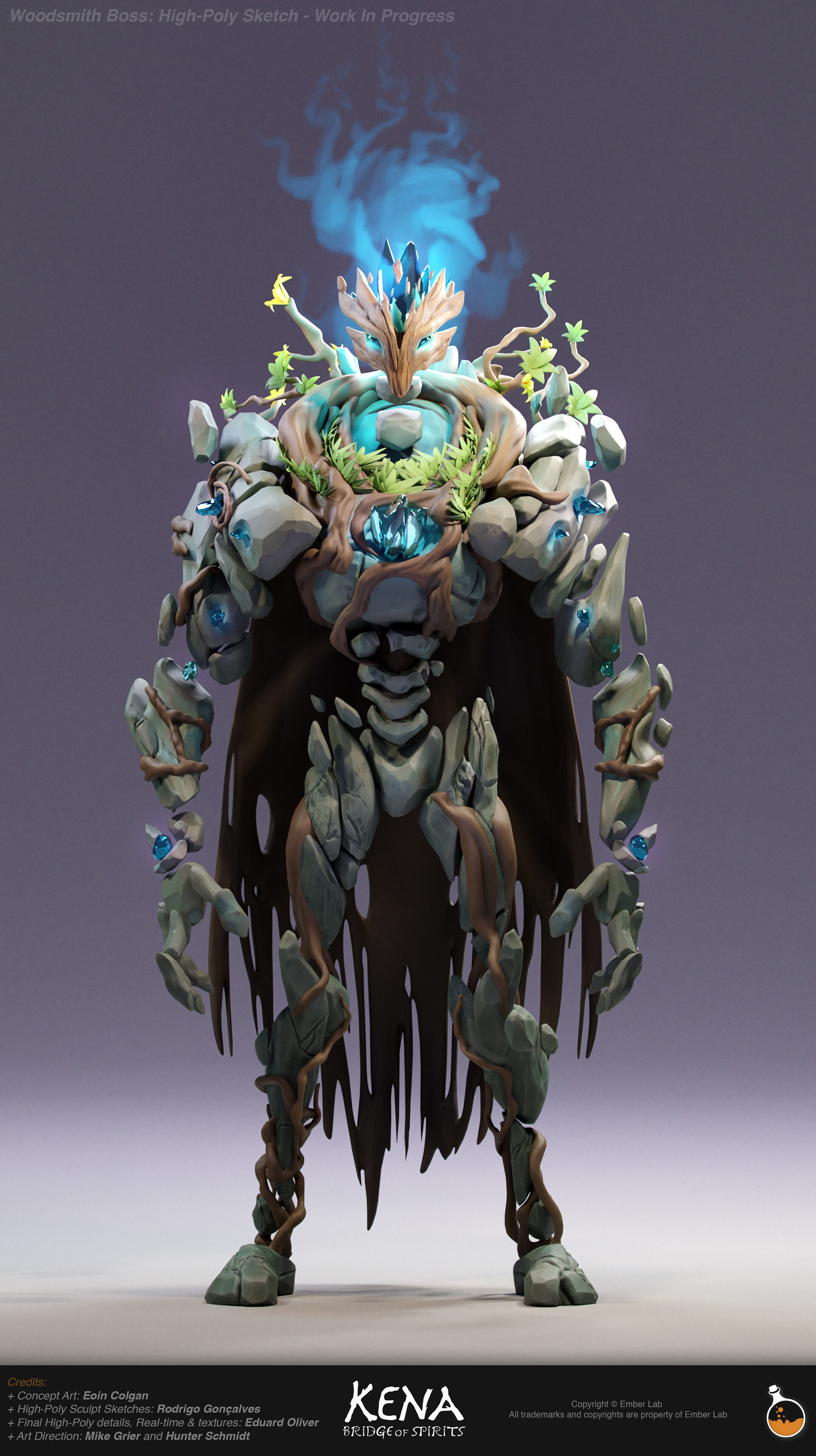 Rodrigo Gonçalves - Kena: Bridge of Spirits - Woodsmith Boss: 3D