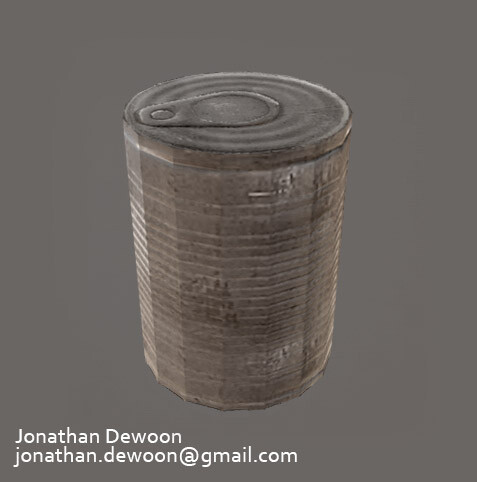 Lowpoly Tincan