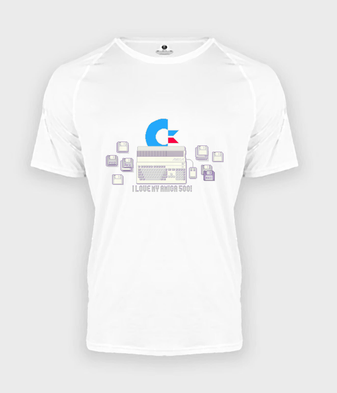 housewife suspicious frost ArtStation - T-shirt - I love my Amiga! by Koyot1222
