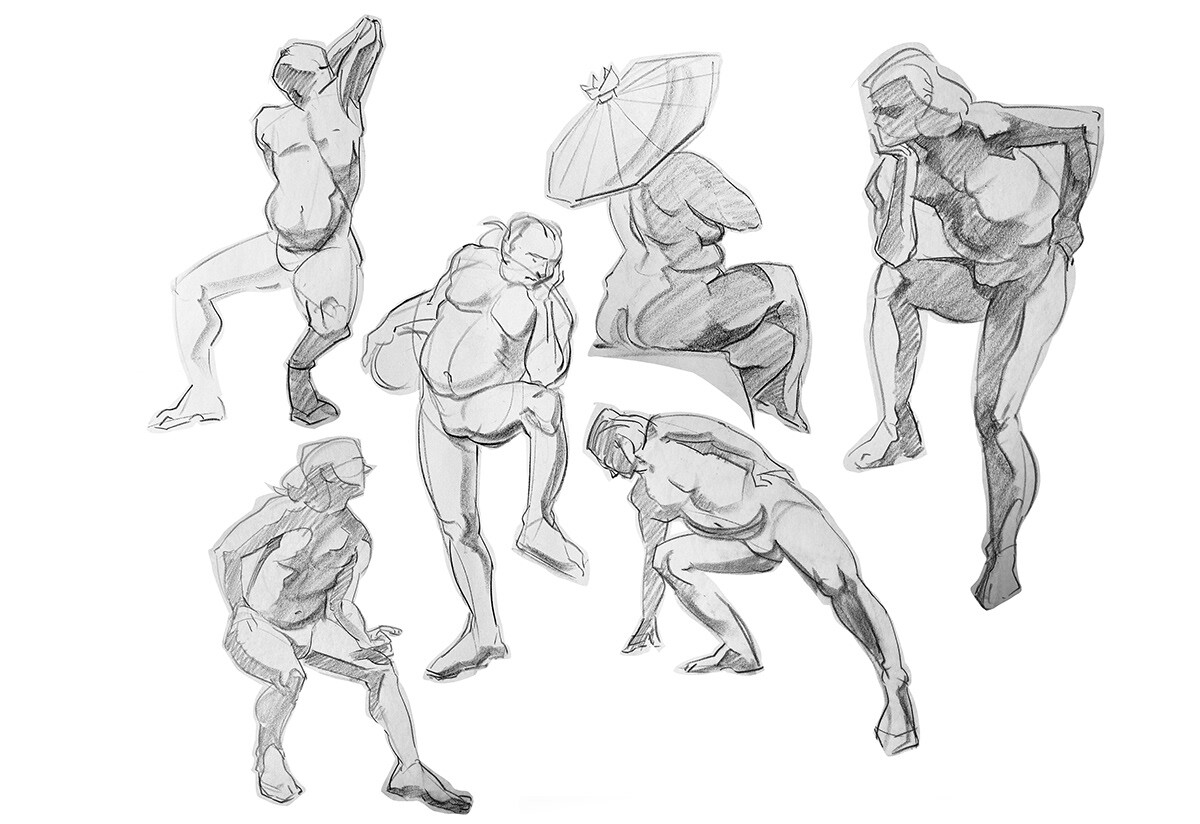 2-5 min poses