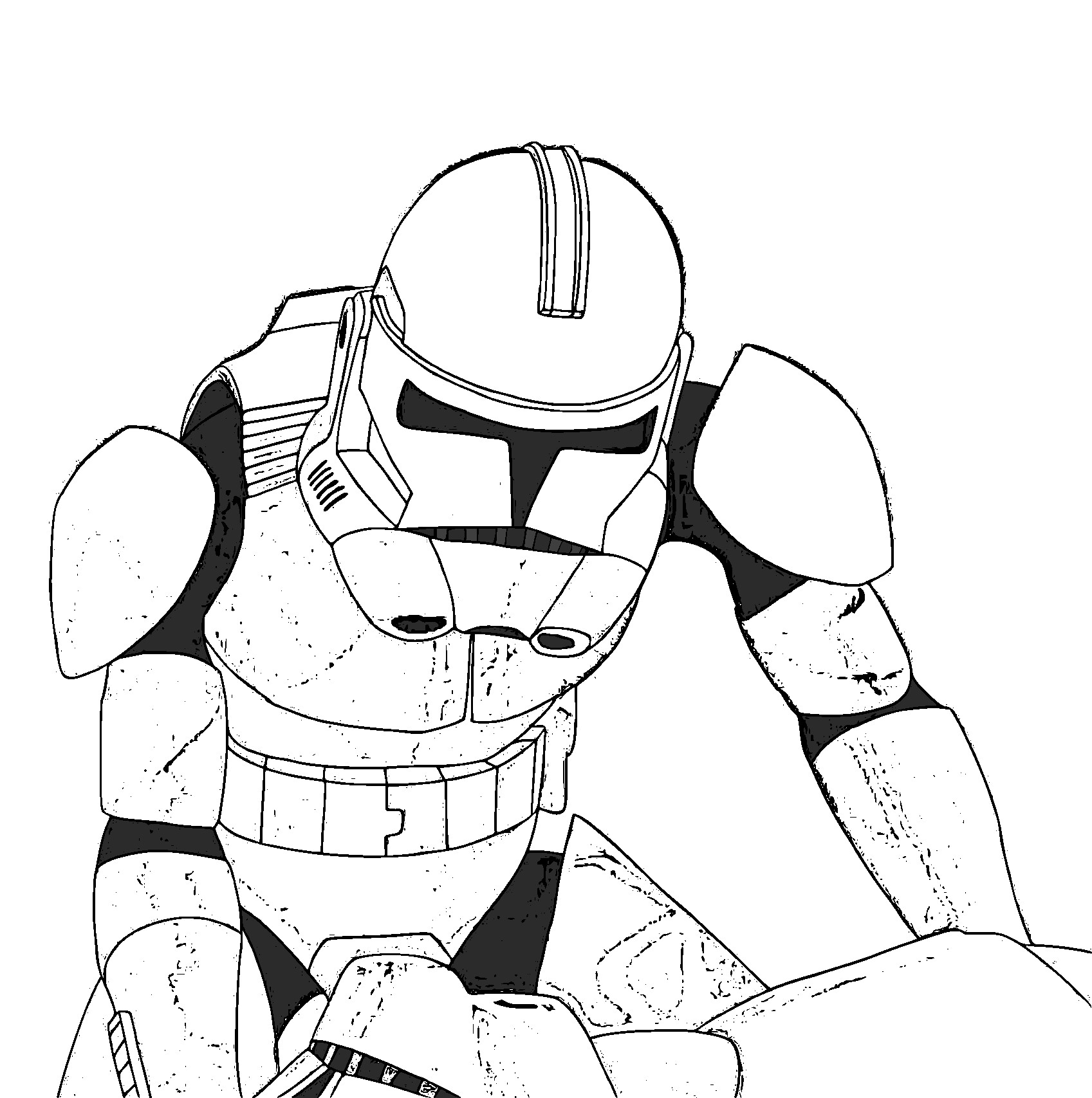 Clone Commander Cody Coloring Pages
