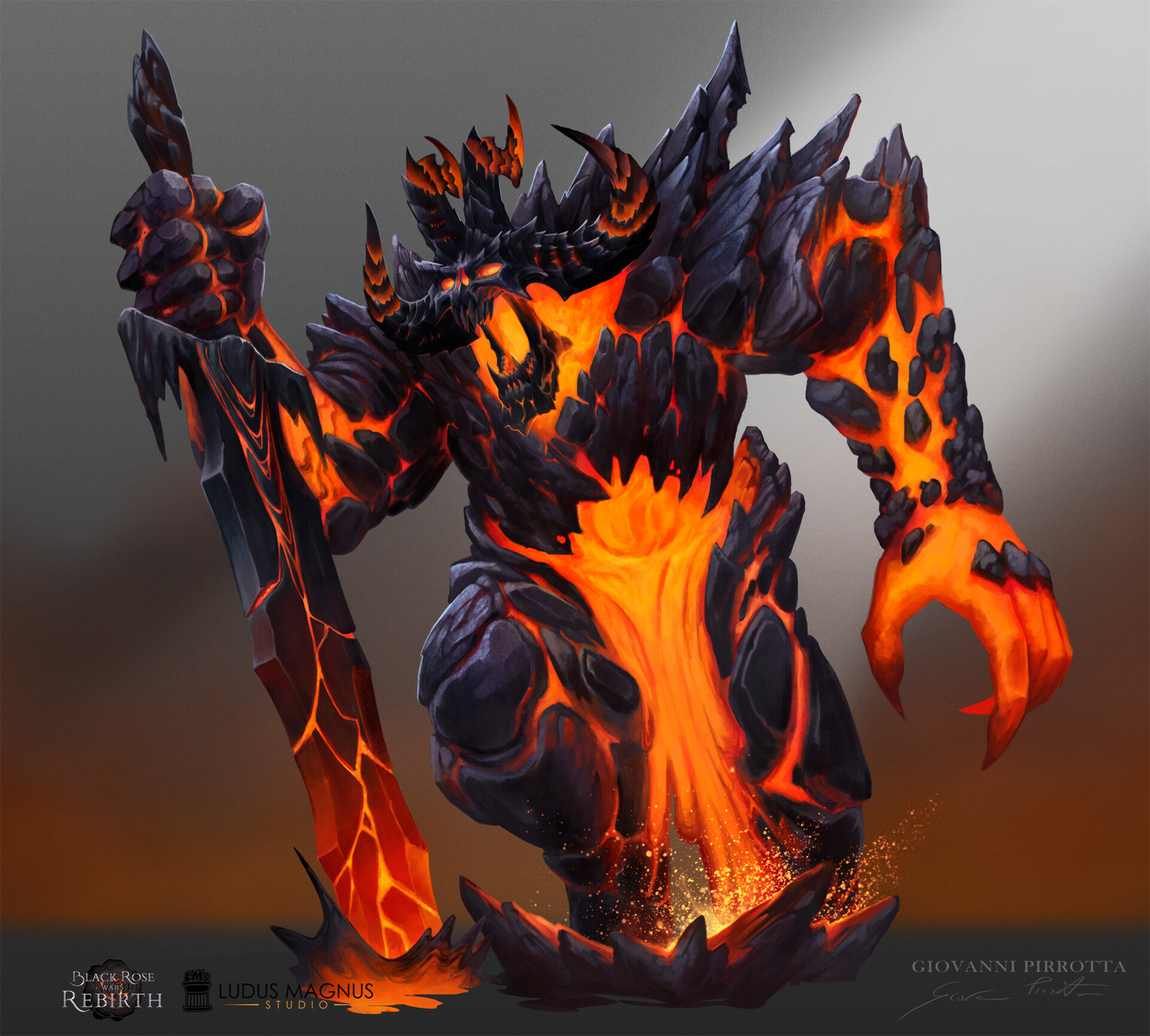 ArtStation - Lava Golem