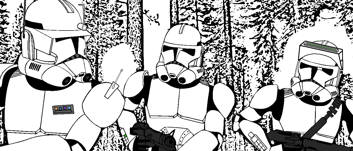 Clone Commander Cody Coloring Pages