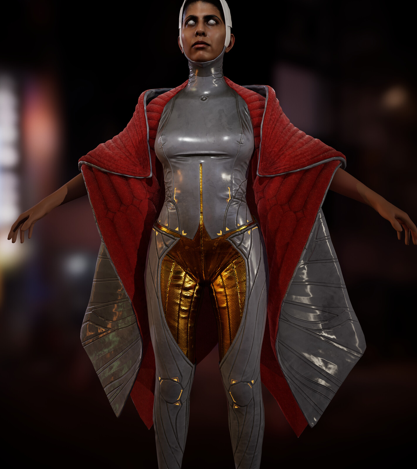 Marmoset render of the costume
