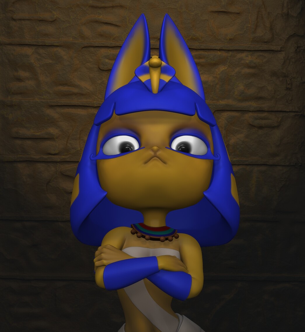 ArtStation Ankha Animal Crossing