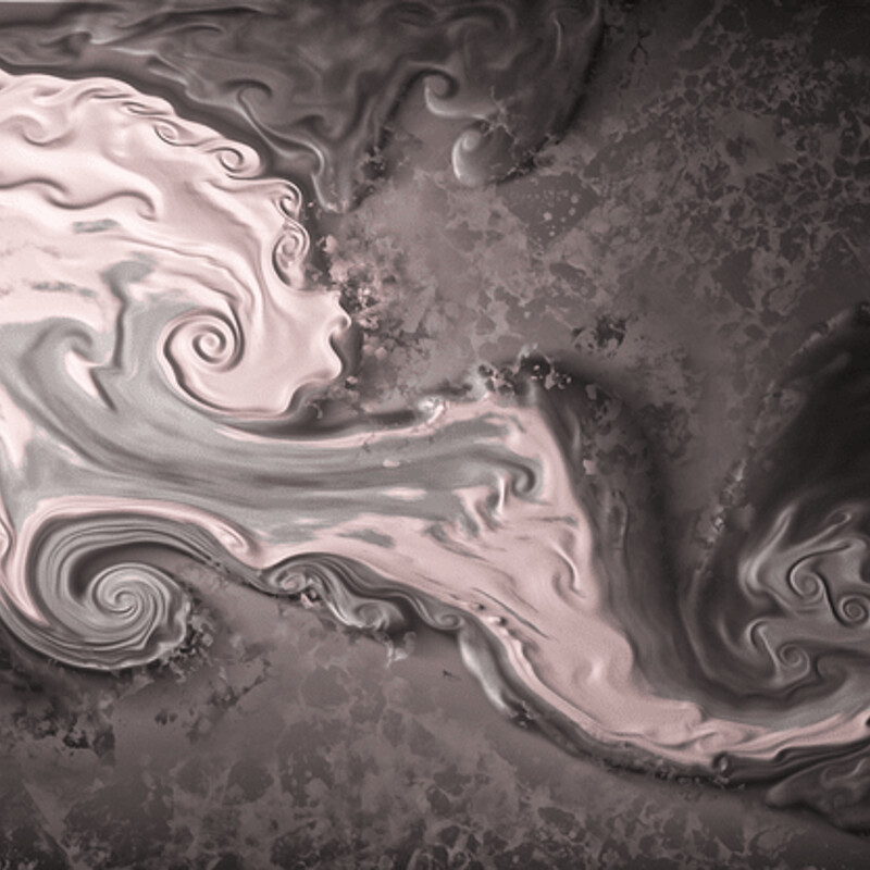 Pink and Gray fluid abstract collection