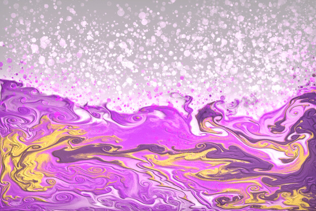 purchase version 4 prints here:  https://donlawrenceart.artstation.com/store/prints/xnmzJ/purple-and-yellow-fluid-pour-abstract-art-4