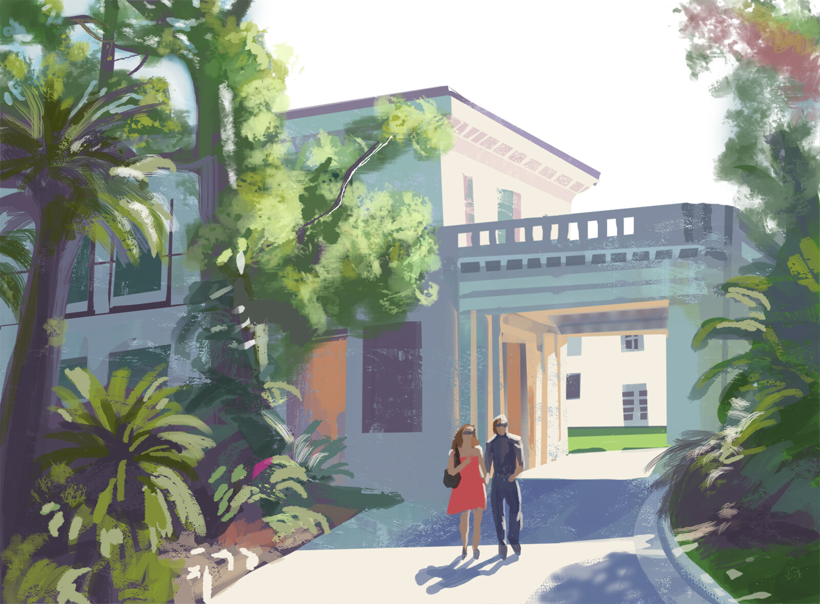 Based on a photo from Huntington Library in California. This took me 90 minutes.