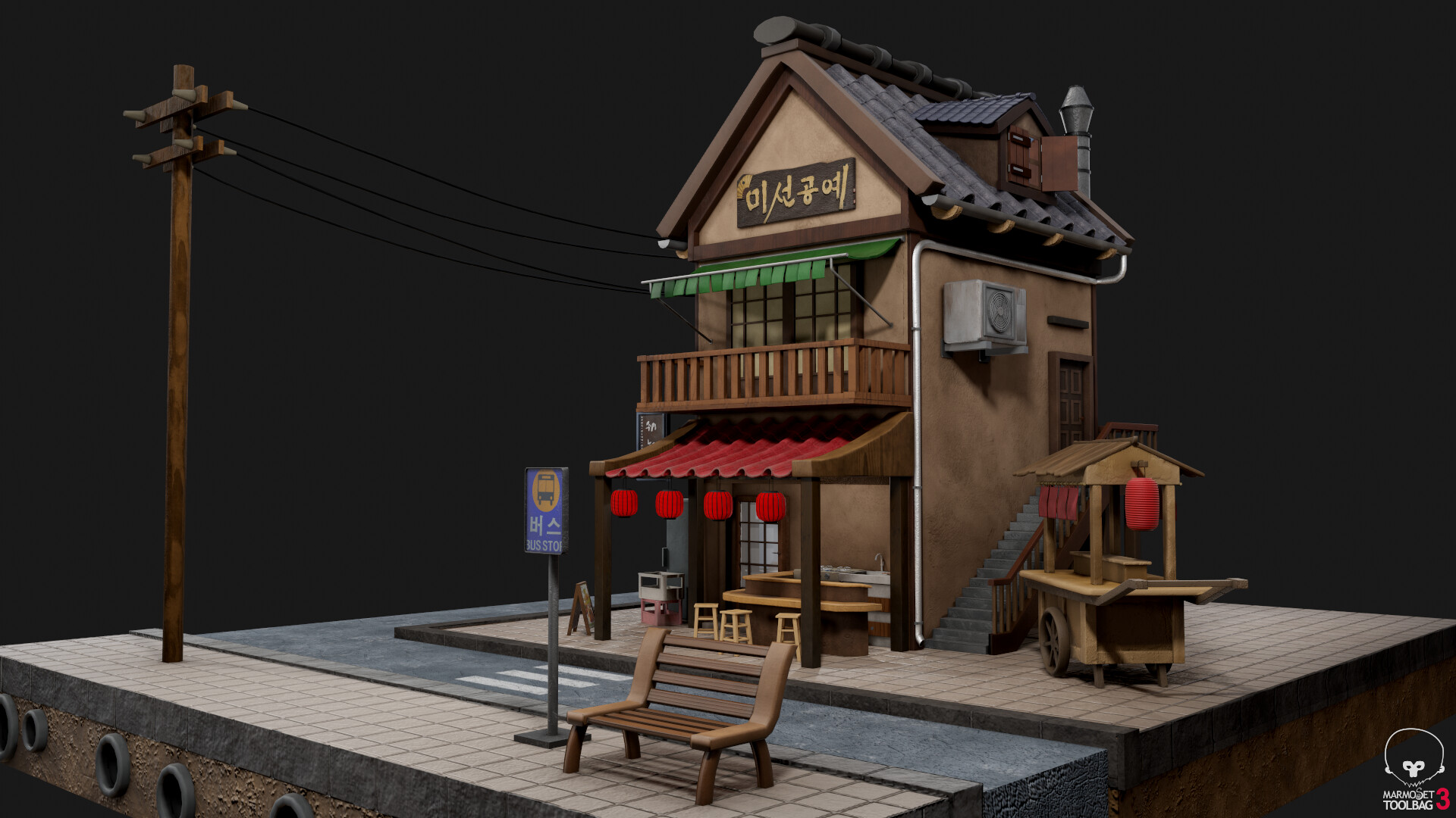 ArtStation - Traditional Korean House