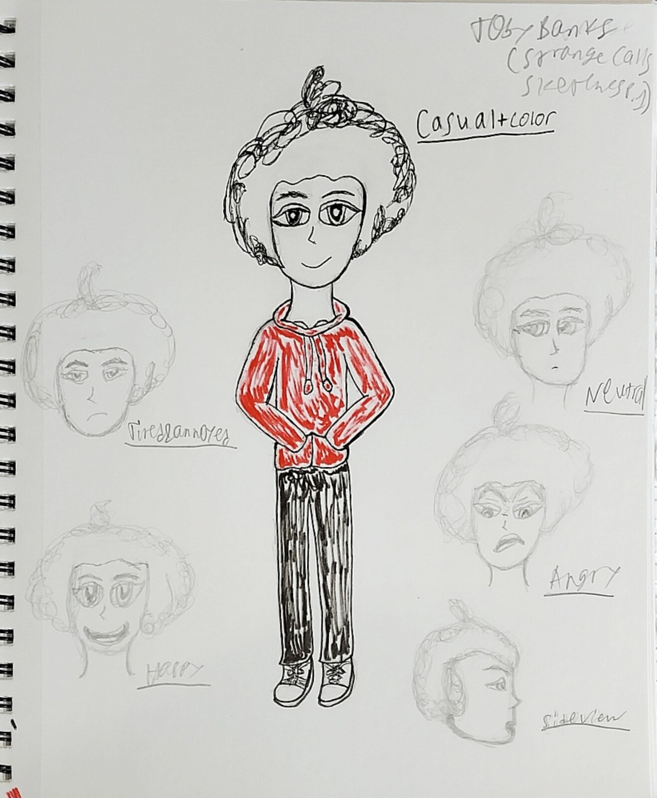 Toby Banks- Strange Calls Character Concept