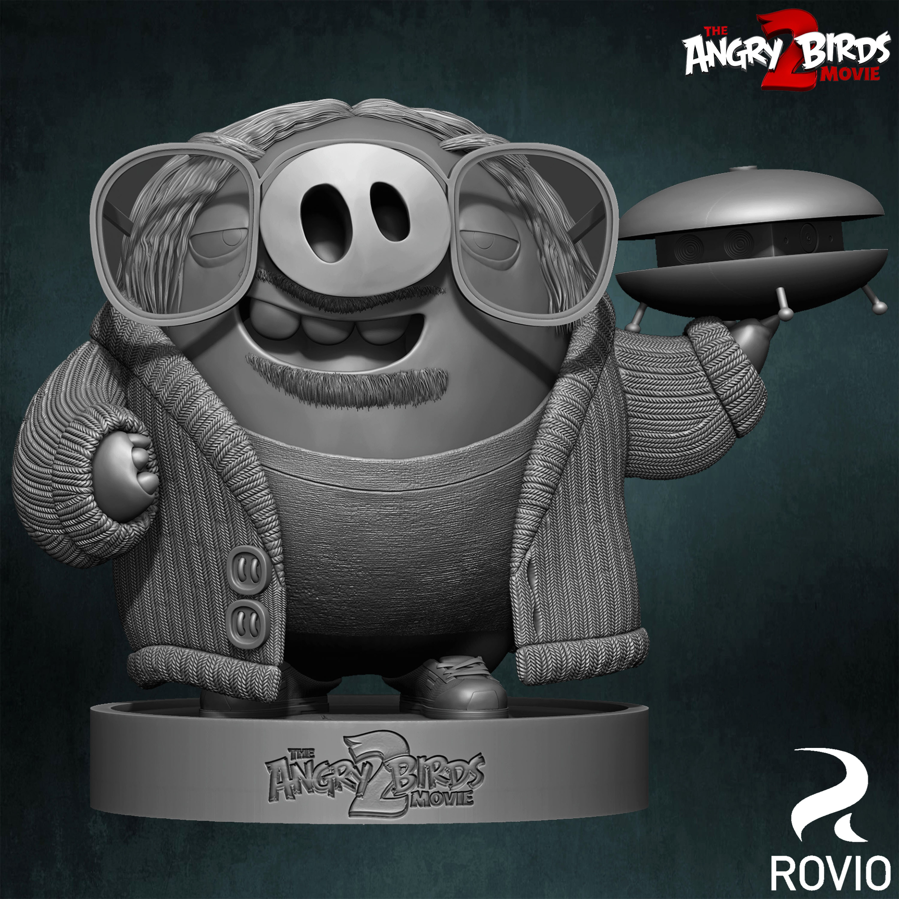 Garry Angry Birds Rovio Entertainment sculpted By Yacine BRINIS 001
