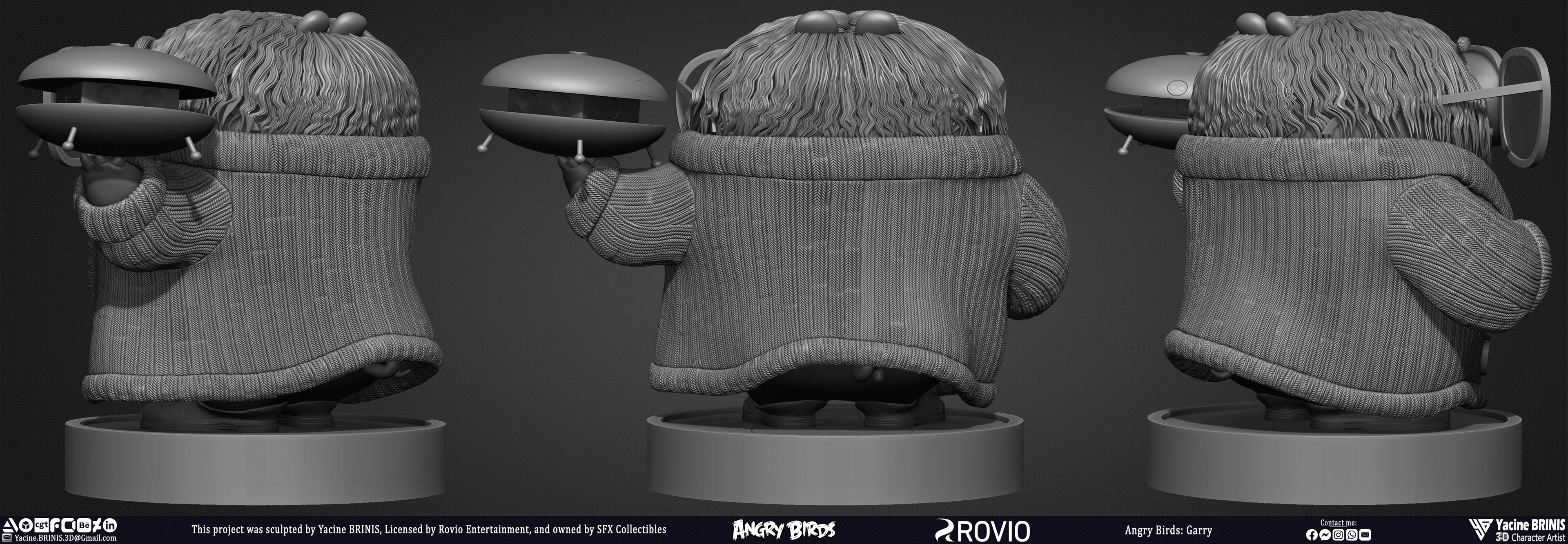Garry Angry Birds Rovio Entertainment sculpted By Yacine BRINIS 003