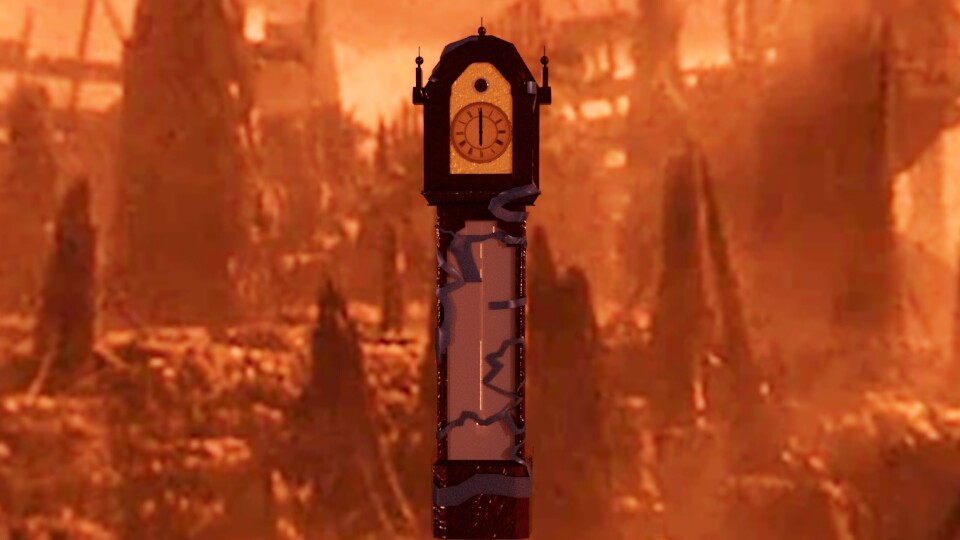 ArtStation Vecna's Grandfather clock