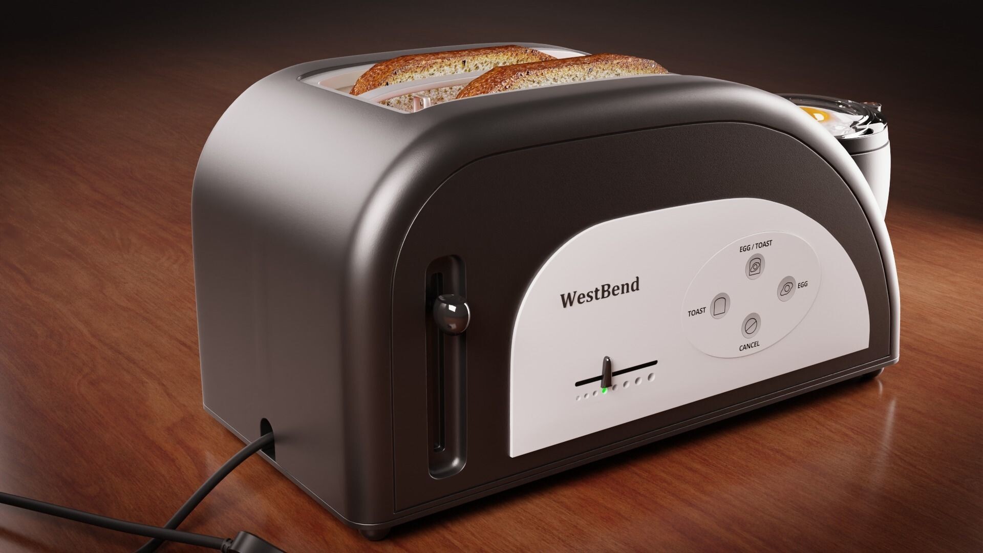 ArtStation West Bend Toaster with Egg Cooker