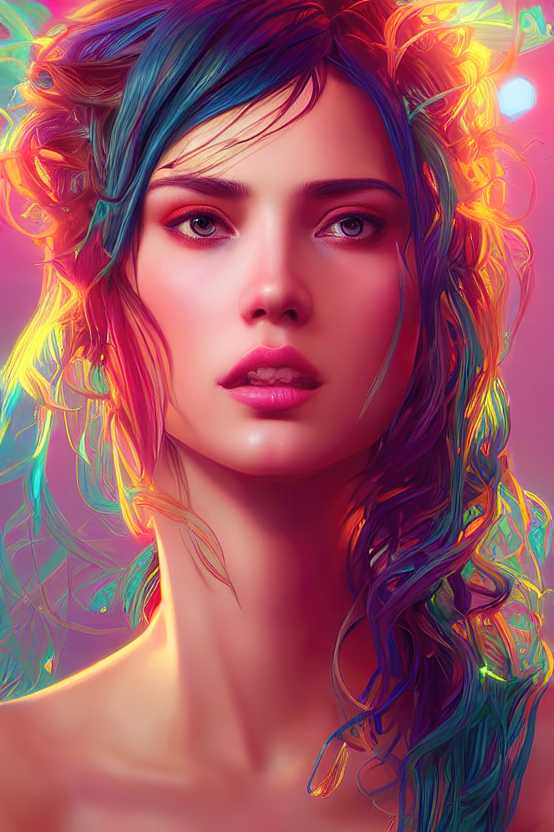 ArtStation Colorful Women ArtStation Colorful Women
