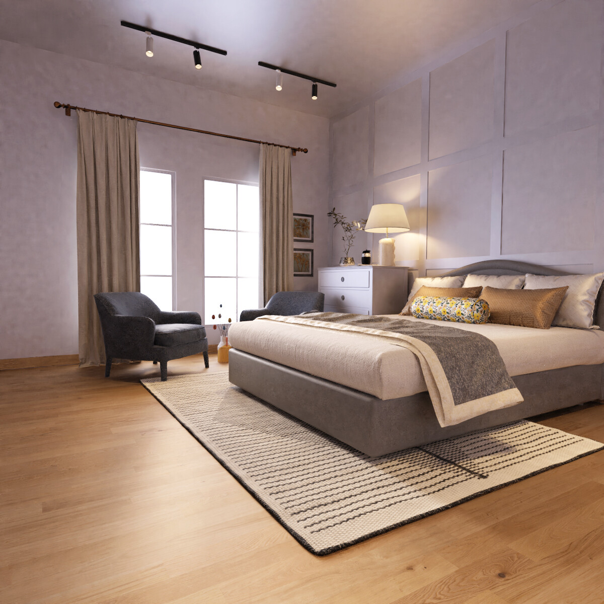 ArtStation Cozy Bedroom Interior Scene