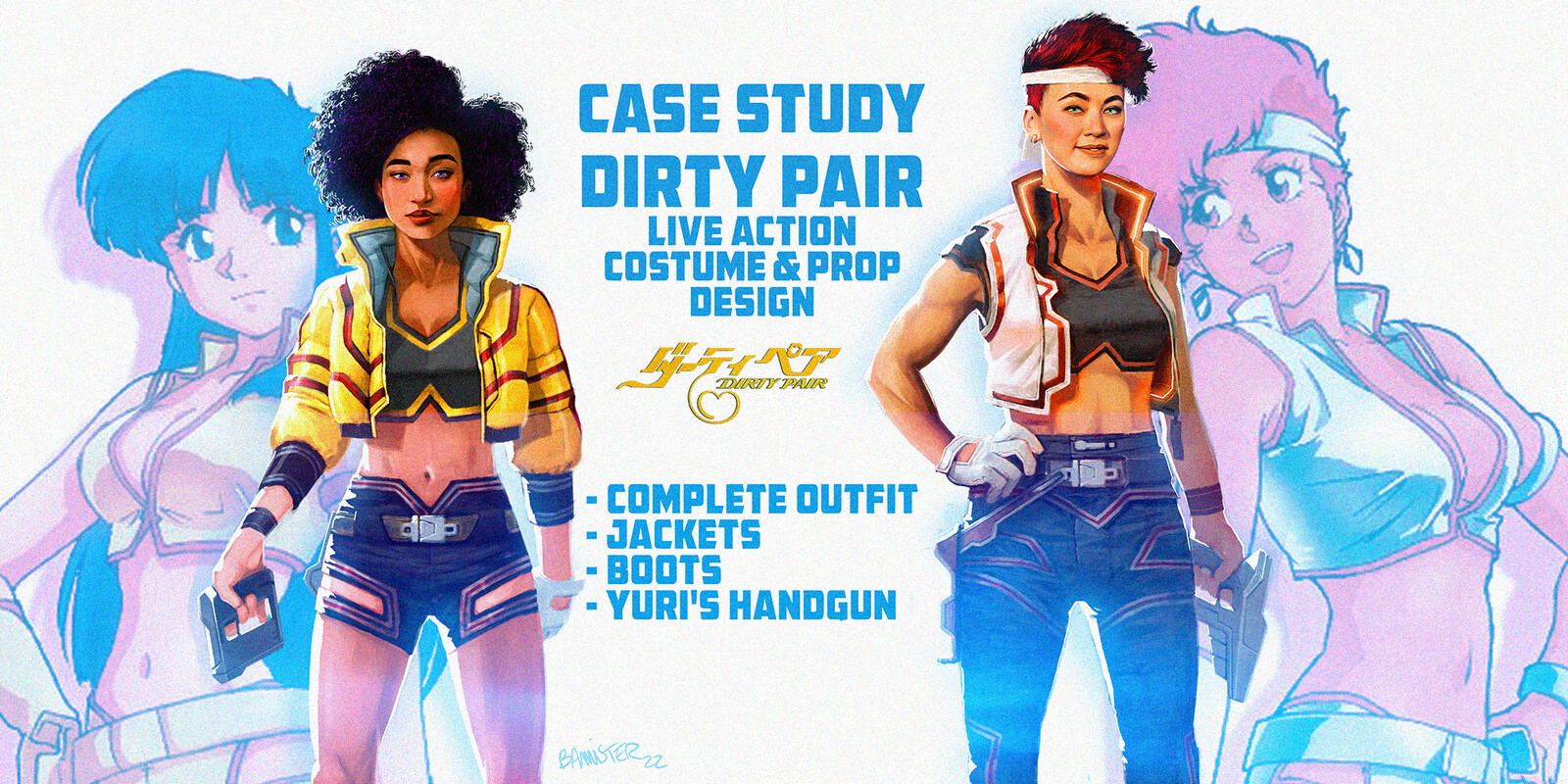 Dirty Pair costume design