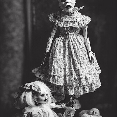 Dark philosophy darkphilosophy creepy doll collection black and white vintage p 0000a1ce 4e46 4547 9ec6 cb586eb2fcca 1
