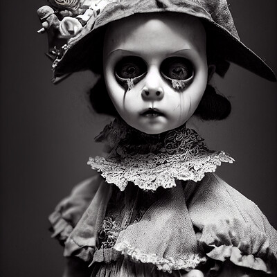 Dark philosophy darkphilosophy creepy doll collection black and white vintage p 1ef66fbb 81a6 4a0e becd 73e801963a36