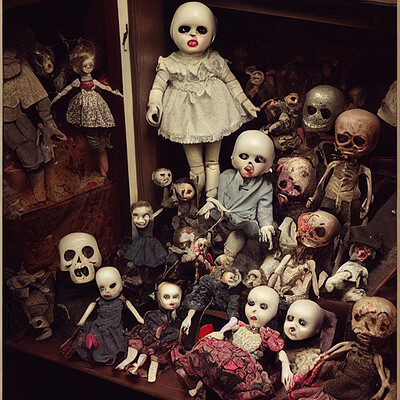 Dark philosophy darkphilosophy creepy doll collection vintage photo scary horro 196b62cc 0c8c 4531 8fe5 cb4eefb6e57b
