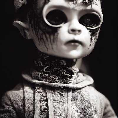 Dark philosophy darkphilosophy creepy doll collection black and white vintage p 6b2360bc a36a 493b a8d1 9e8501205104 1