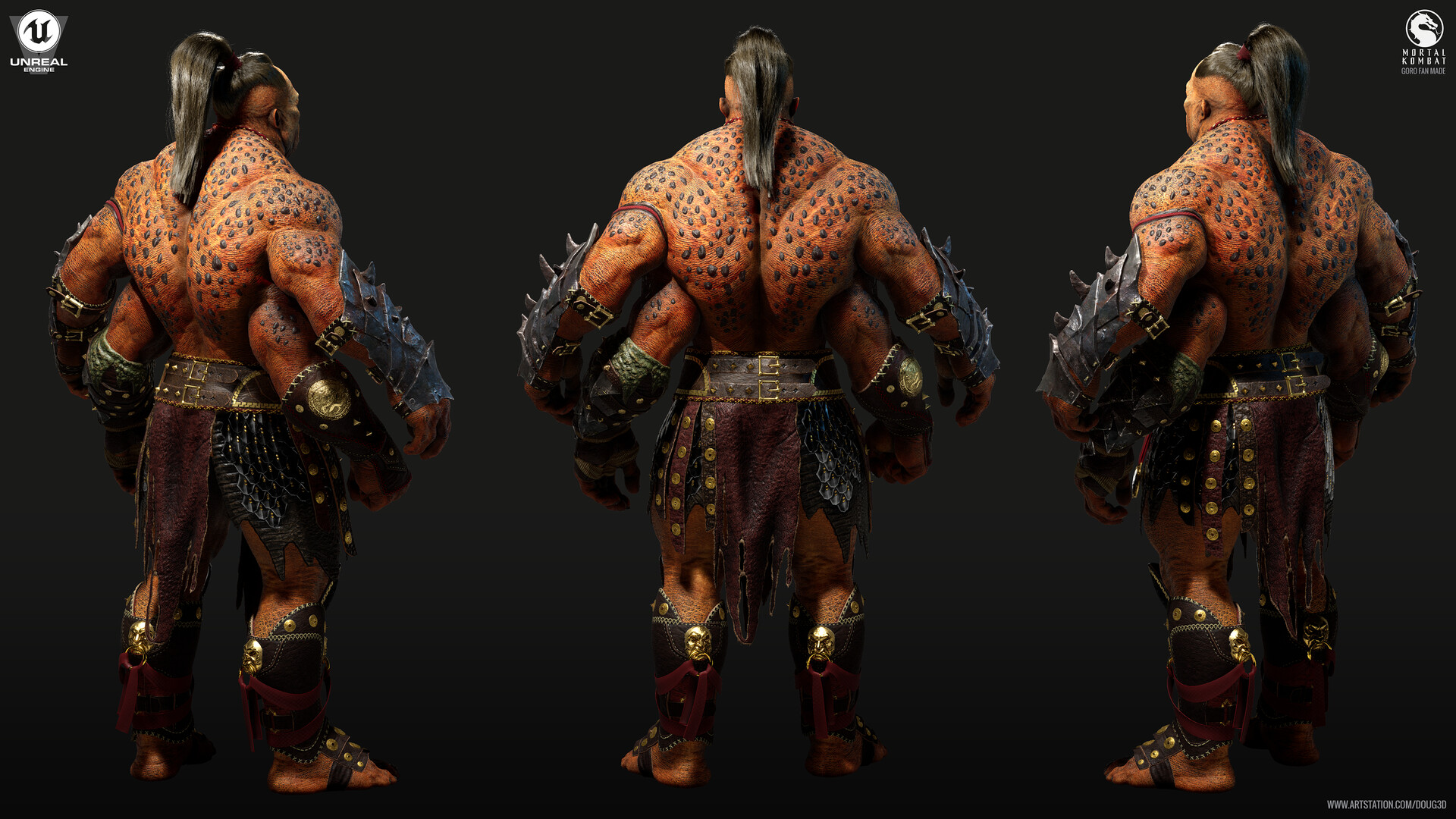 ArtStation - Goro Mortal Kombat, image size:1920x1080