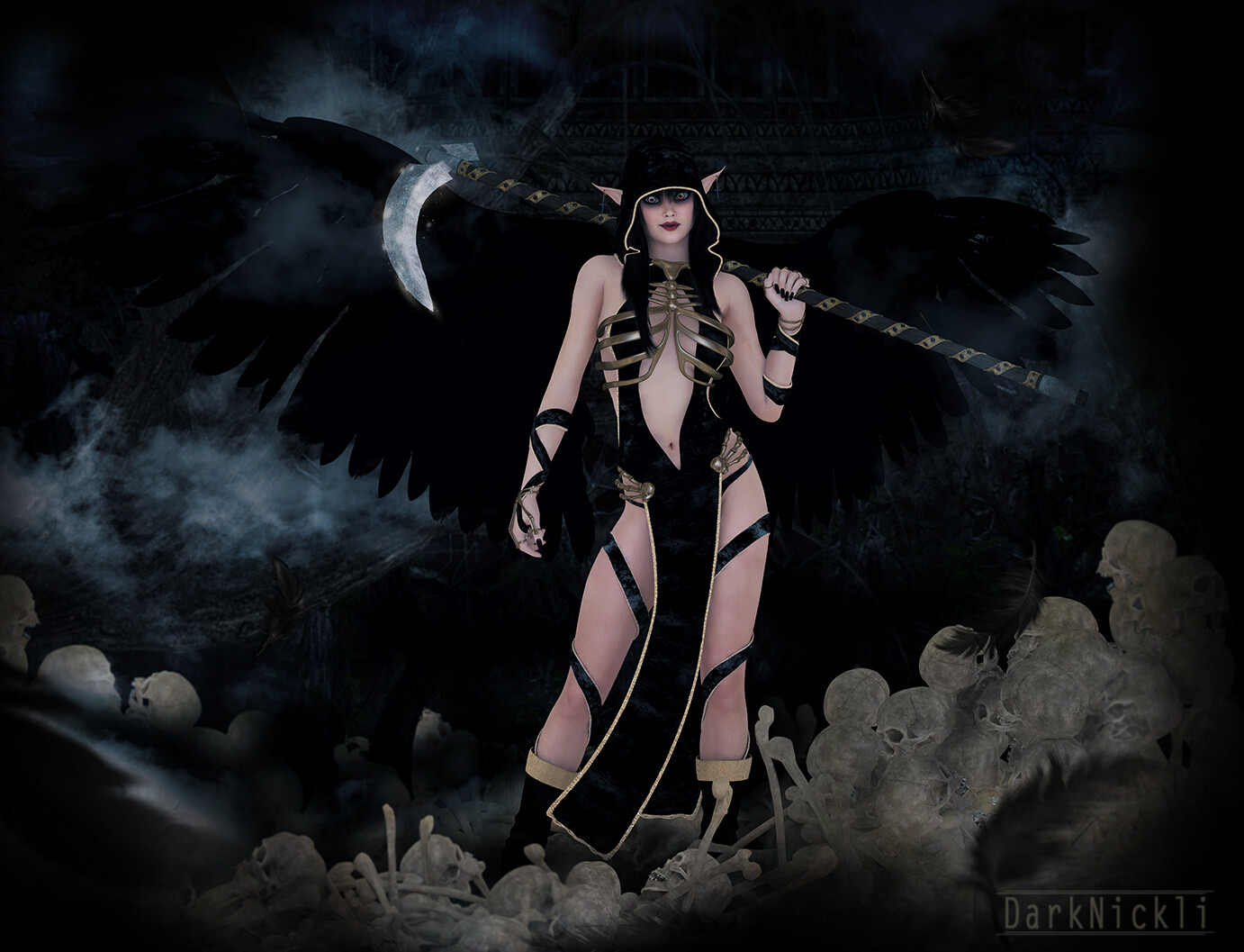 ArtStation Lady Grim Reaper