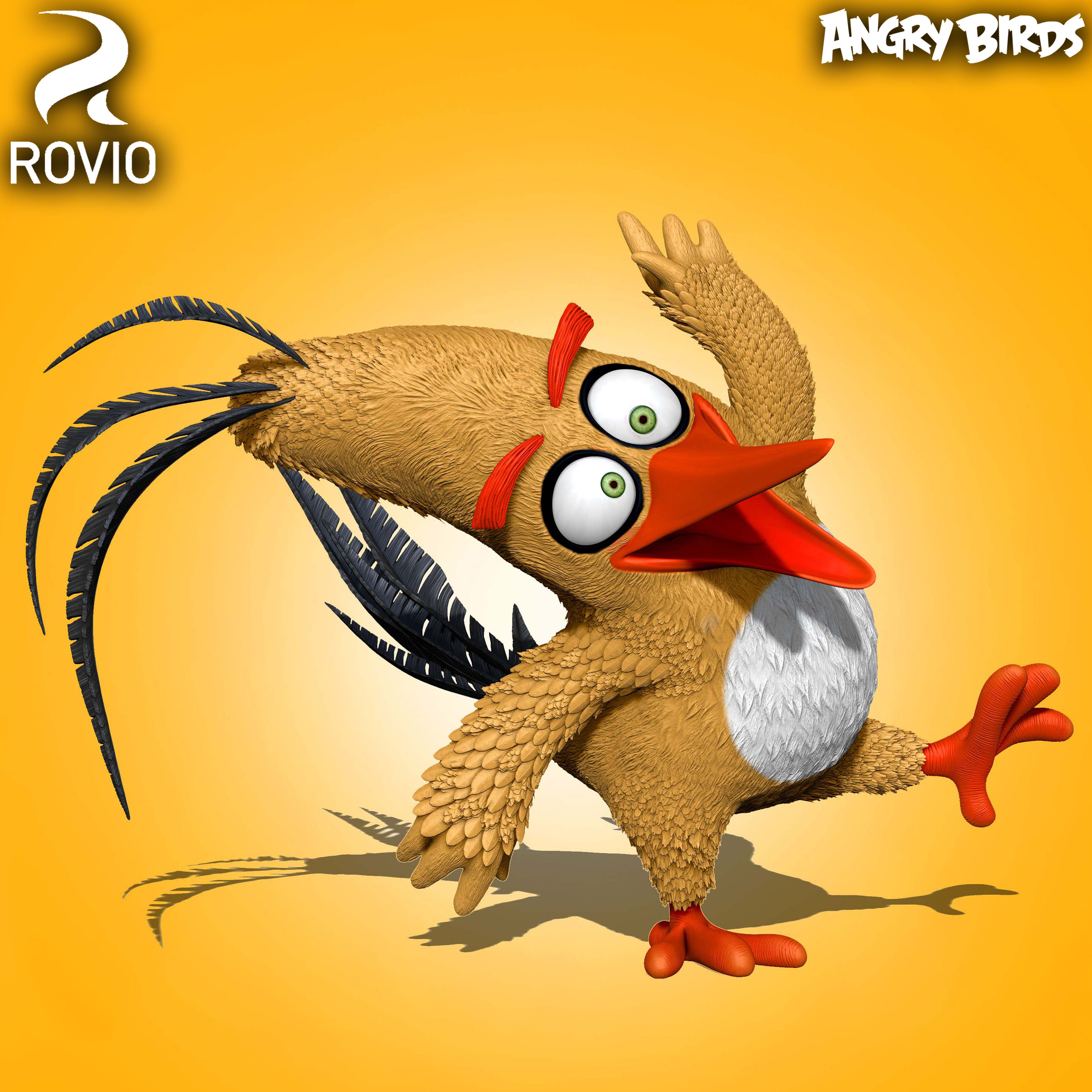 Chuck Angry Birds Rovio Entertainment sculpted by Yacine BRINIS 001