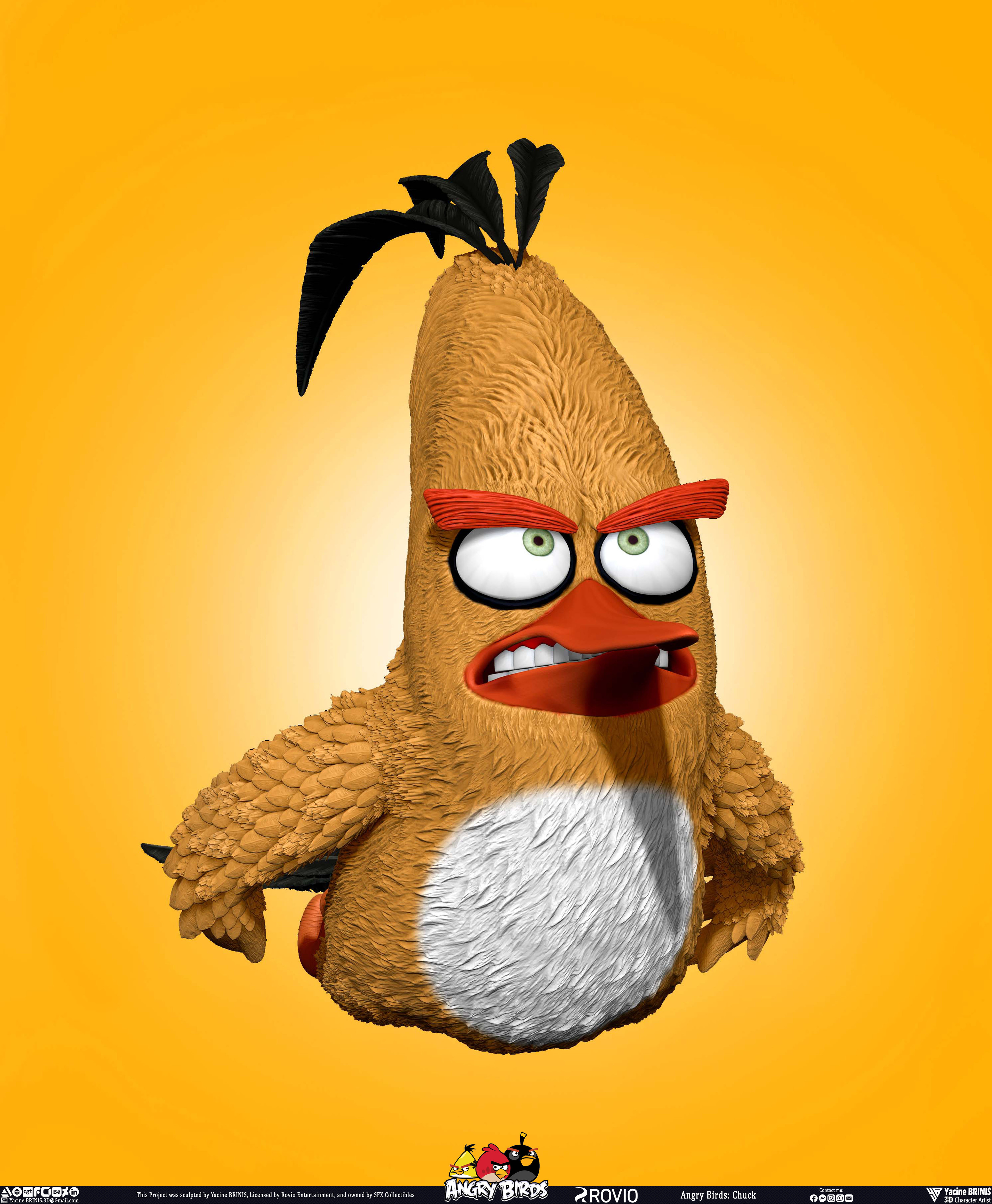 ArtStation - Chuck Angry Birds