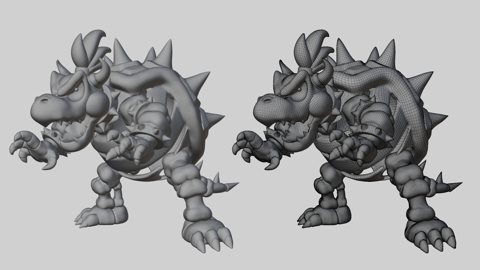 ArtStation - Bowser - Super Mario Bros
